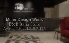 B&B Italia new proposals for the Milan Design Week