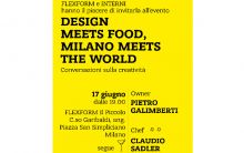 Flexform participates in the exhibition Design Meets Food