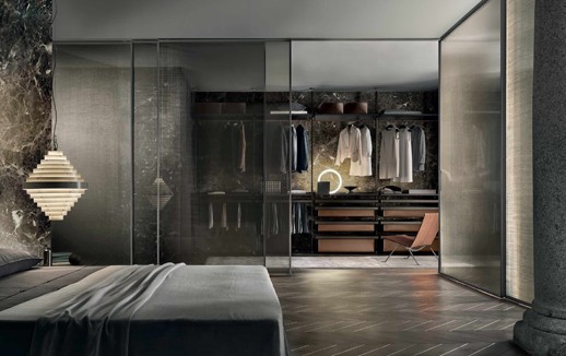 Rimadesio furniture, Milan - Rimadesio Walk-in closet